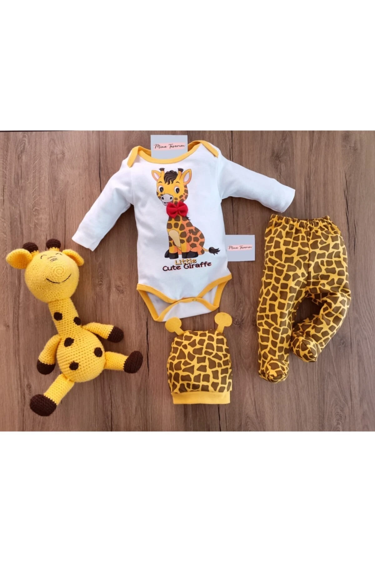 camisetas de bebé de jirafa