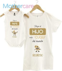 Las Mejores Ofertas de Camisa Bebé Y Papas para tu bebé