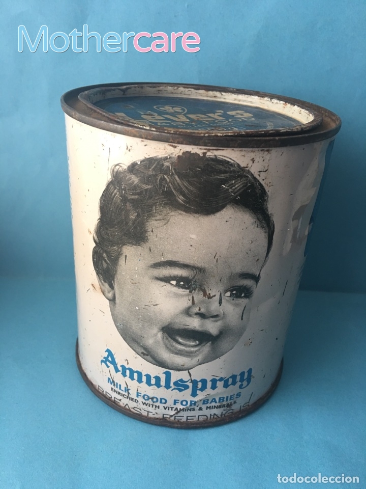 latas leche bebé antiguas