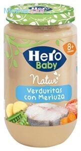Los Mejores potitos bebé merluza hero para tu bebé